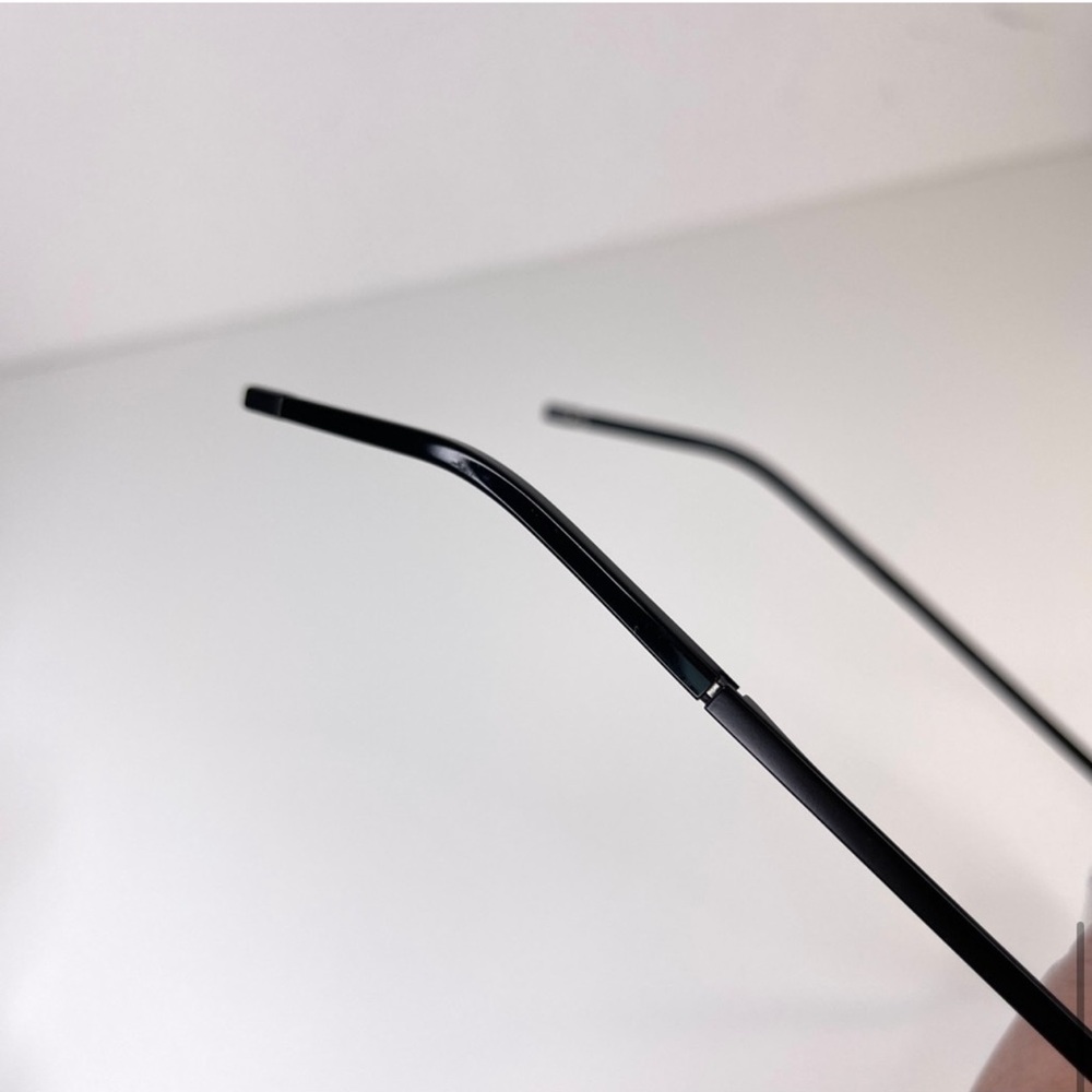 SAINT LAURENT Classic Aviator Sunglasses NEW 60mm Black Polarized - Picture 11 of 14